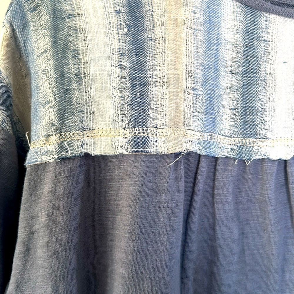 Distressed Shirt Dress - Picture 5 of 6